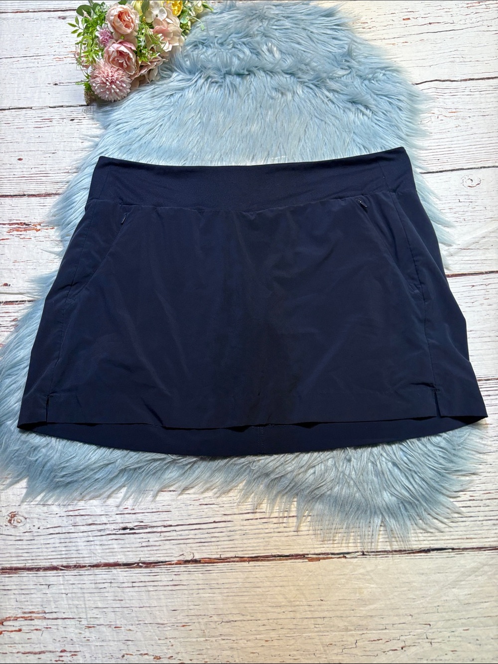 Athleta Navy SoHo Skort sz 18